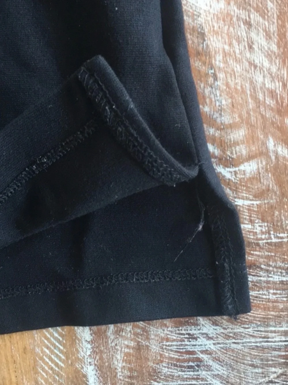 CHANEL black quilted boatneck employee uniform top